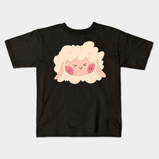 Cute Pink Sheep Lover Kids T-Shirt